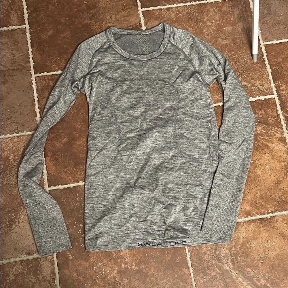 Gray Long Sleeve Shirt